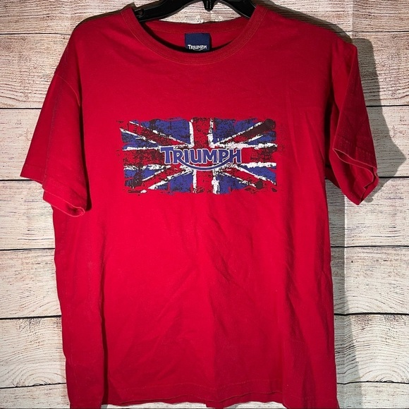 Womens triump motorcycles tshirt medium - Picture 1 of 3